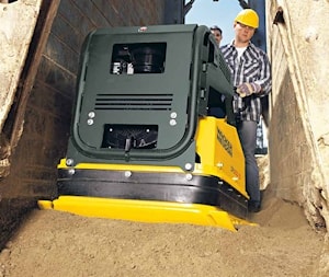 Как правильно работать виброплитой.